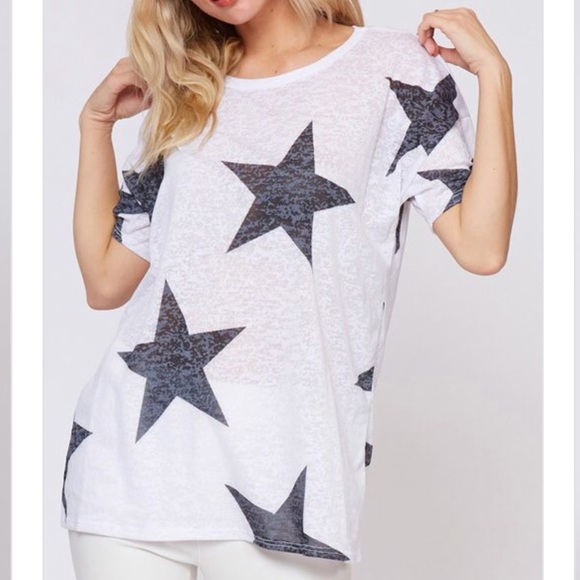 Star Burnout Graphic Tee - Picture 2 of 7